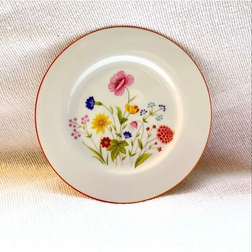 Set of 2 STRATFORD MIKASA CHINA BOWLS  & 1 SALAD PLATE  “SUMMER MELODY”